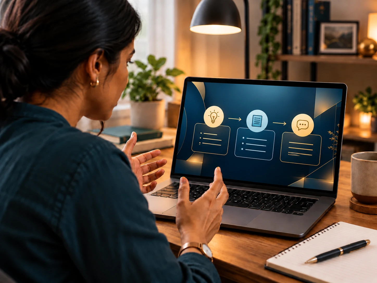 Communication coaching under increased challenge